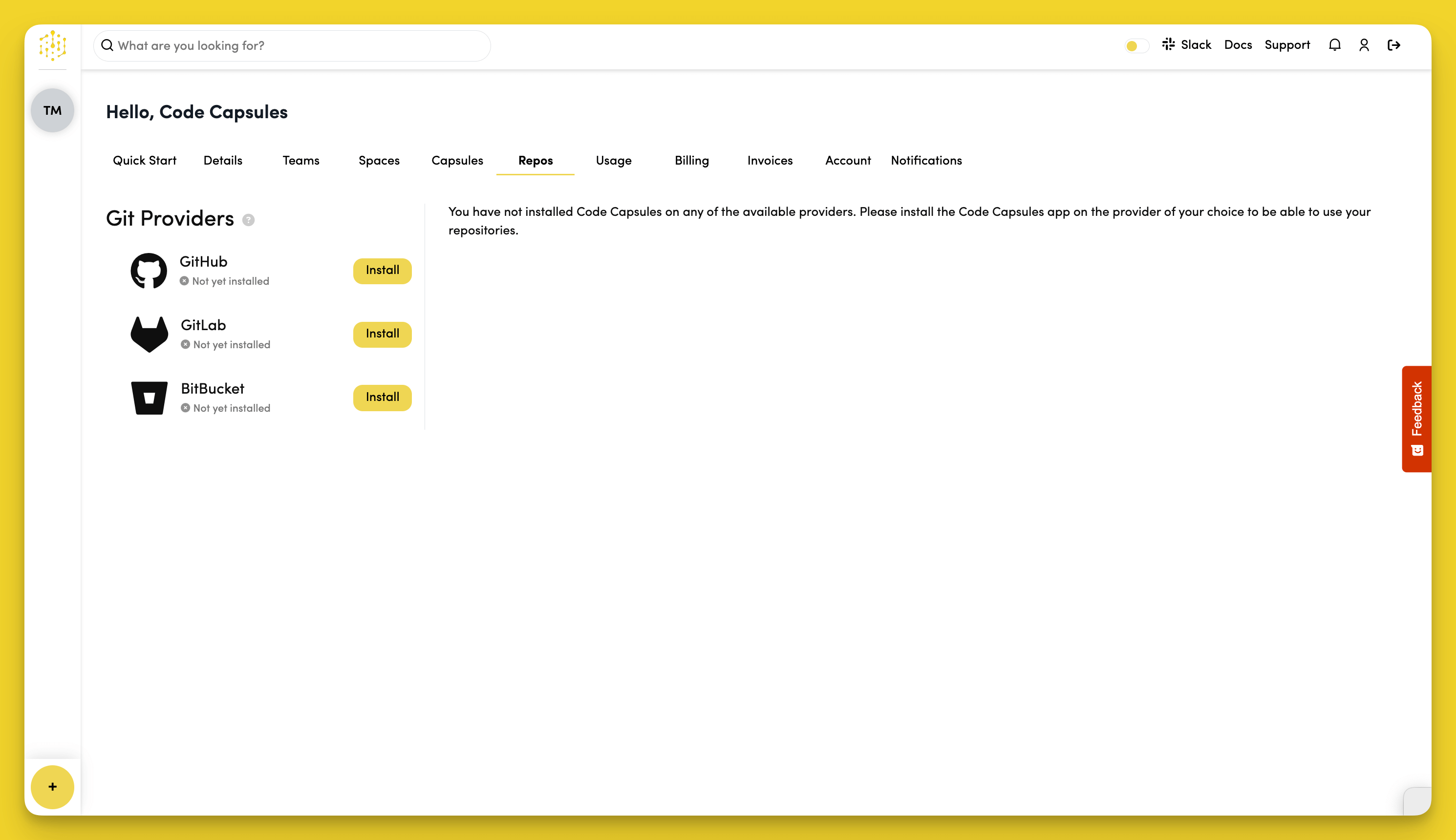Version Control Providers
