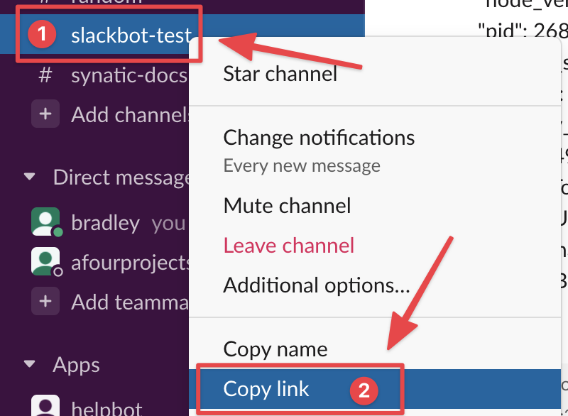 Copy Channel Link