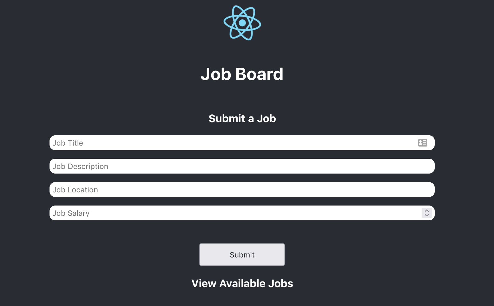 job board ui