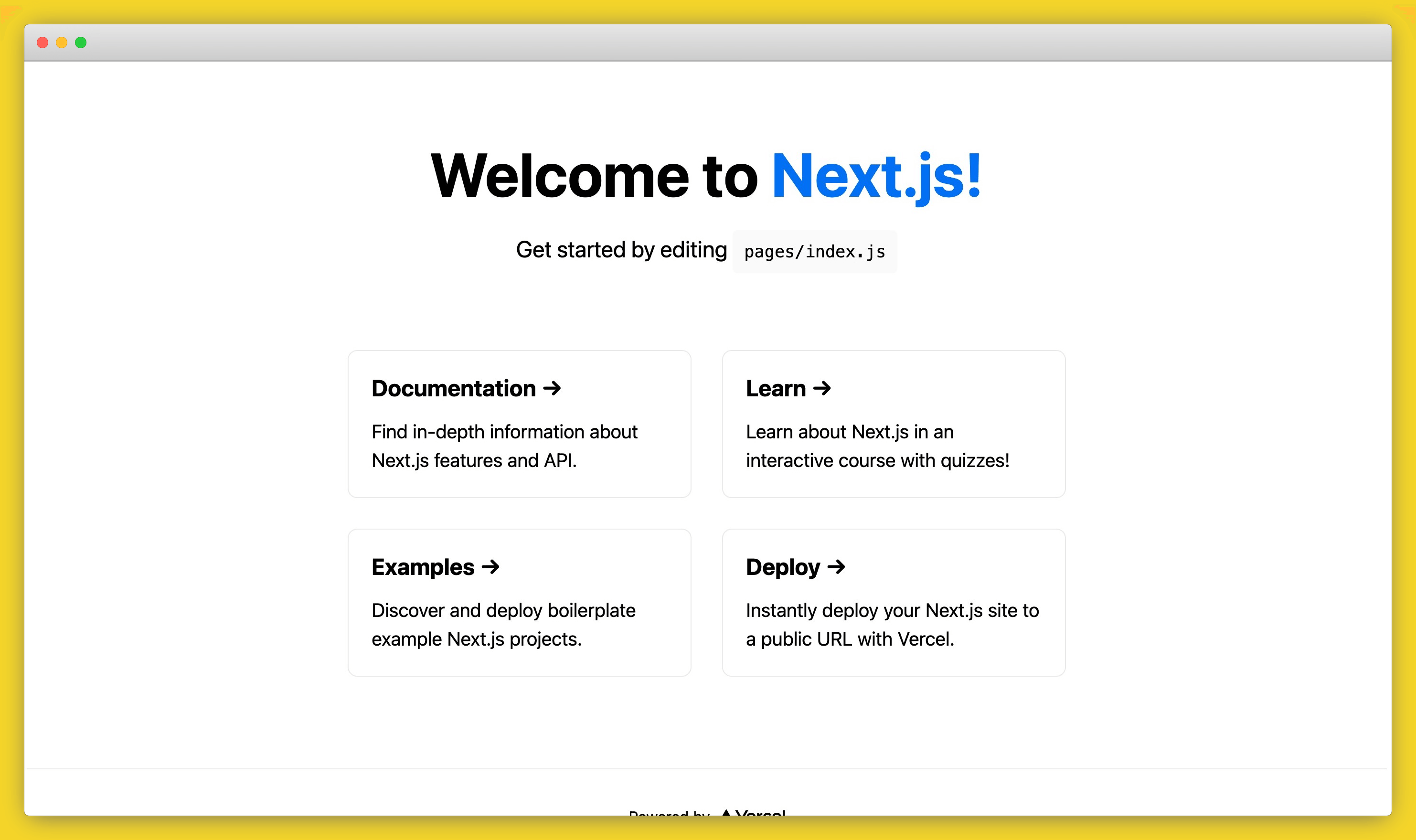 Deployed Application