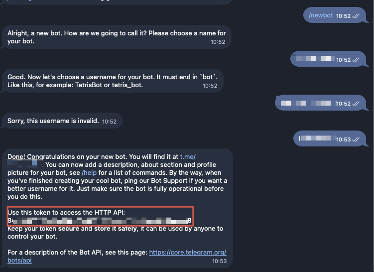Telegram Agent Botfather Create Bot