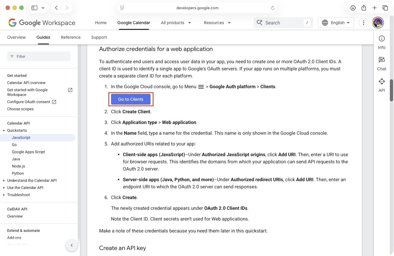 Telegram Agent Google Oauth Clients